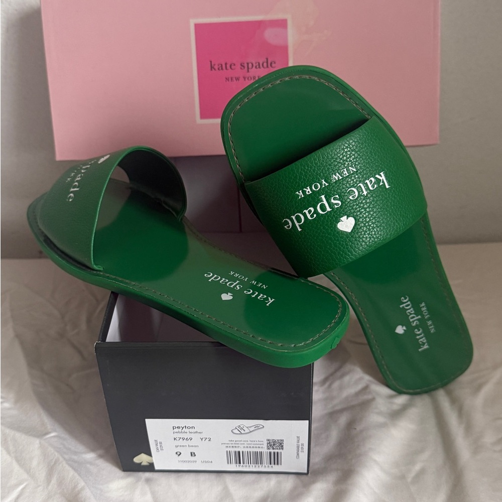 Kate Spade Green Bean Sandals 💚